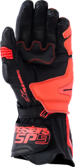 ALPINESTARS SP-9 Gloves - Black/Fluo Red - XL 3500526-1030-XL