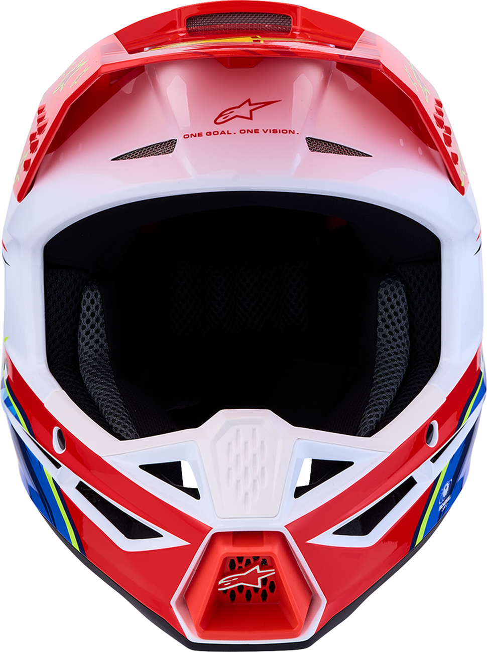 ALPINESTARS SM3 Helmet - Falcon - Red Fluo/White/Blue/Yellow Fluo - XL 8300927-3206-XL