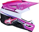 ALPINESTARS SM3 Helmet - Falcon - Purple/White/Black/Pink Fluo - Large 8300927-3222-L