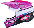 ALPINESTARS SM3 Helmet - Falcon - Purple/White/Black/Pink Fluo - Large 8300927-3222-L