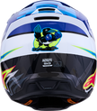 ALPINESTARS SM3 Helmet - Falcon - Blue/White/Black/Pink Fluo - XL 8300927-7347-XL