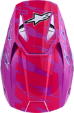 ALPINESTARS SM3 Helmet - Falcon - Purple/White/Black/Pink Fluo - Large 8300927-3222-L
