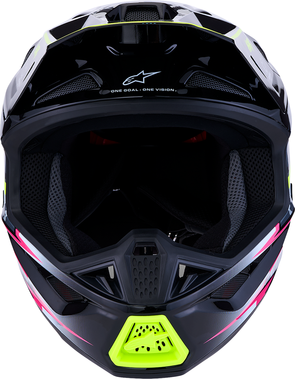 ALPINESTARS SM7 Helmet - Blaster - Black/Gray/White/Yellow Fluo - XS 8301627-1697-XS