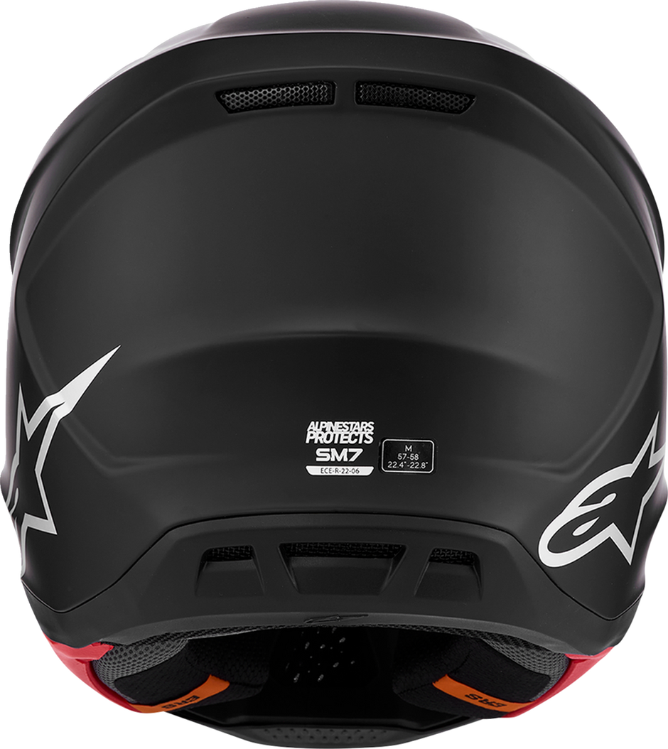 ALPINESTARS SM7 Helmet - Solid - Matte Black - XL 8301426-110-XL