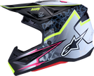 ALPINESTARS SM7 Helmet - Blaster - Black/Gray/White/Yellow Fluo - XS 8301627-1697-XS