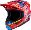 ALPINESTARS SM7 Helmet - Cast - Red/Yellow Fluo/Blue - Small 8302626-3226-S