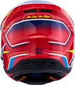 ALPINESTARS SM7 Helmet - Cast - Red/Yellow Fluo/Blue - Small 8302626-3226-S