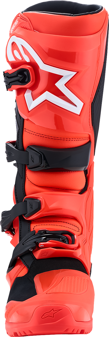 ALPINESTARS Tech 7 Enduro Boots - Black/Fluorescent Red - US 7 / EU 40.5 2010426-314-7