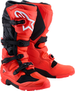 ALPINESTARS Tech 7 Enduro Boots - Black/Fluorescent Red - US 10 / EU 44.5 2010426-314-10