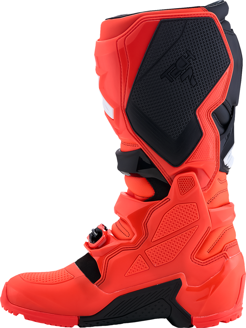 ALPINESTARS Tech 7 Enduro Boots - Black/Fluorescent Red - US 8 / EU 42 2010426-314-8