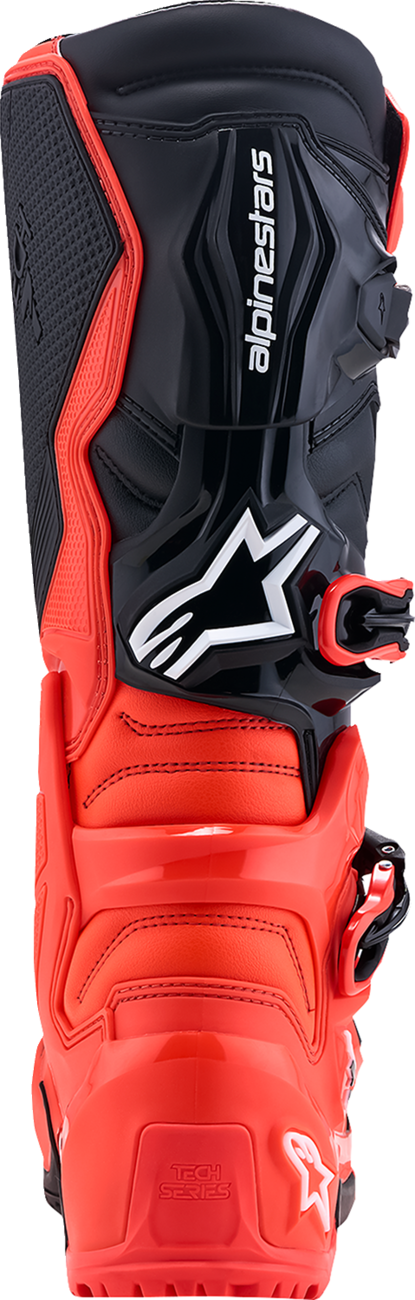 ALPINESTARS Tech 7 Enduro Boots - Black/Fluorescent Red - US 8 / EU 42 2010426-314-8