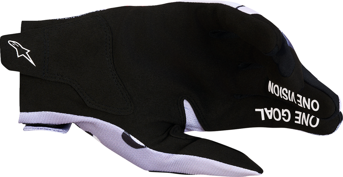 ALPINESTARS Radar Gloves - Ash Gray/Light Lilac/Red/Black - Small 3561824-9347-S