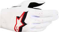 ALPINESTARS Supertech MX Gloves - White/Black/Fire Red - 4XL 3560627-2063-4XL