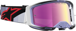 ALPINESTARS GOGGLES Vision 8 Goggle - Maven - Lavender/Black - Pink Mirror Lens 5101627-3234