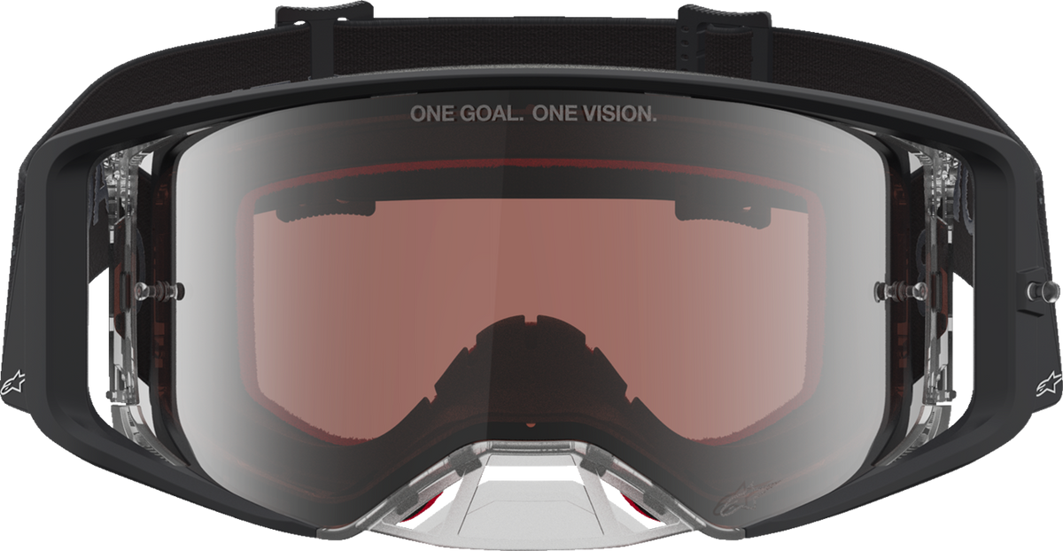 ALPINESTARS GOGGLES Supertech Goggle - Cloak - Black - Silver Mirror Lens 5100427-1456