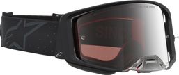 ALPINESTARS GOGGLES Supertech Goggle - Cloak - Black - Silver Mirror Lens 5100427-1456