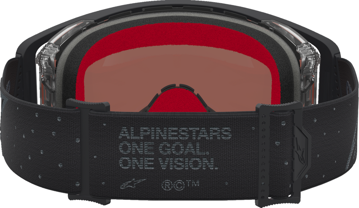 ALPINESTARS GOGGLES Supertech Goggle - Cloak - Black - Silver Mirror Lens 5100427-1456