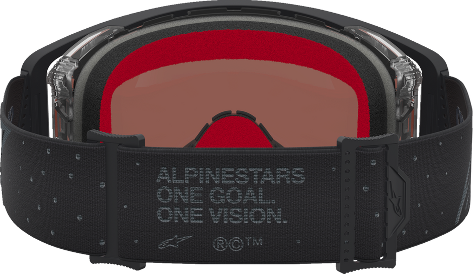 ALPINESTARS GOGGLES Supertech Goggle - Cloak - Black - Silver Mirror Lens 5100427-1456