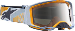 ALPINESTARS GOGGLES Vision 8 Goggle - Maven - Dust Blue/Orange - Silver Mirror Lens 5101627-7366