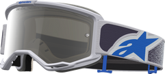 ALPINESTARS GOGGLES Vision 5 Goggle - Drag - LT Lilac/Blue - Silver Mirror Lens 5101727-3244