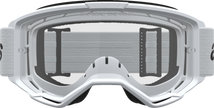 ALPINESTARS GOGGLES Vision 3 Goggle - Wordmark - White/Black - Clear Lens 5103325-2097