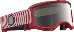 ALPINESTARS GOGGLES Vision 5 Goggle - Hone - Red/White - Silver Mirror Lens 5101827-3237