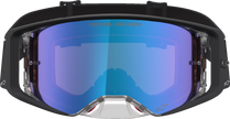 ALPINESTARS GOGGLES Supertech Goggle - Atrox - Black/Silver - Pink Mirror Lens 5100327-1712
