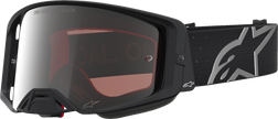 ALPINESTARS GOGGLES Supertech Goggle - Vesta - Matte Black/Silver - Silver Mirror Lens 5100727-1728