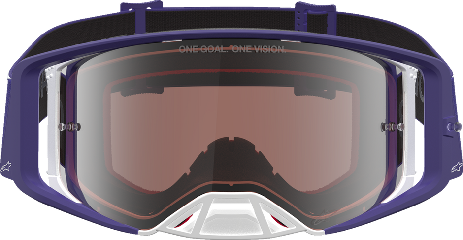 ALPINESTARS GOGGLES Supertech Goggle - Atrox - Silver Mirror Lens 5100327-7354