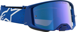 ALPINESTARS GOGGLES Supertech Goggle - Vesta - Blithe BL/White - Blue Mirror Lens 5100727-7353