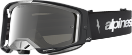 ALPINESTARS GOGGLES Vision 8 Goggle - Amber - Black/Silver - Silver Mirror Lens 5101427-1728