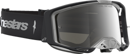 ALPINESTARS GOGGLES Vision 8 Goggle - Amber - Black/Silver - Silver Mirror Lens 5101427-1728
