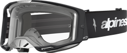 ALPINESTARS GOGGLES Vision 8 Goggle - Amber - Black/Silver - Clear Lens 5101527-1742