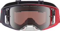 ALPINESTARS GOGGLES Supertech Goggle - Hiten - Black/Red - Silver Mirror Lens 5100527-1434
