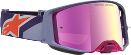 ALPINESTARS GOGGLES Supertech Goggle - Hiten - Purple/Red - Pink Mirror Lens 5100527-3229
