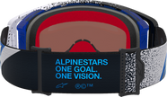 ALPINESTARS GOGGLES Supertech Goggle - Hiten - Black/Blue - Blue Mirror Lens 5100527-7352
