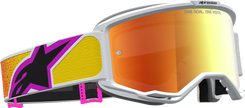 ALPINESTARS GOGGLES Vision 5 Goggle - Drag - Orange/Red - Red Mirror Lens 5101727-4009