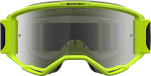 ALPINESTARS GOGGLES Vision 5 Goggle - Rora - Yellow Fluo/Black - Silver Mirror Lens 5101927-1744