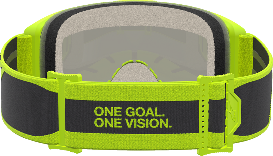 ALPINESTARS GOGGLES Vision 5 Goggle - Rora - Yellow Fluo/Black - Silver Mirror Lens 5101927-1744