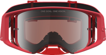ALPINESTARS GOGGLES Youth Vision Goggle - Vesta - Red Fluo/Chrome - Silver Mirror Lens 5140127-3231