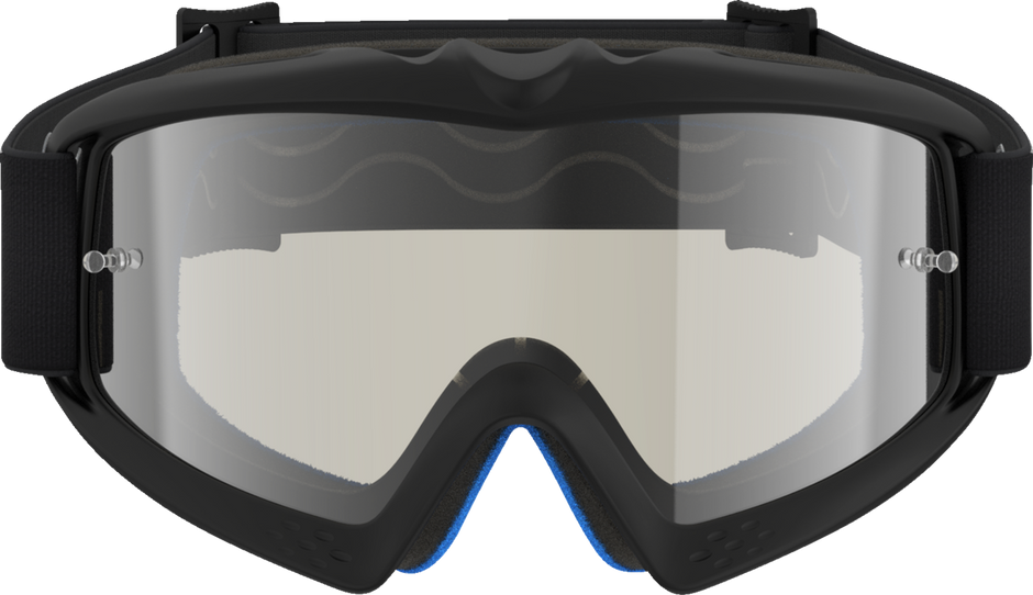 ALPINESTARS GOGGLES Youth Vision Goggle - Atrox - Black/Silver - Silver Mirror Lens 5140327-1728