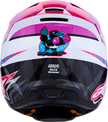 ALPINESTARS SM3 Helmet - Falcon - Purple/White/Black/Pink Fluo - XL 8300927-3222-XL