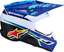 ALPINESTARS SM3 Helmet - Falcon - Blue/White/Black/Pink Fluo - Large 8300927-7347-L