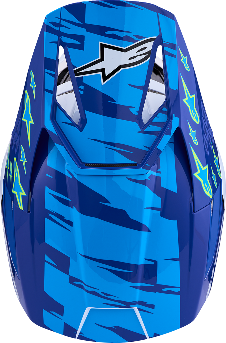 ALPINESTARS SM3 Helmet - Falcon - Blue/White/Black/Pink Fluo - Large 8300927-7347-L