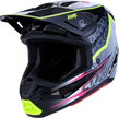 ALPINESTARS SM7 Helmet - Blaster - Black/Gray/White/Yellow Fluo - Large 8301627-1697-L