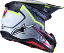 ALPINESTARS SM7 Helmet - Blaster - Black/Gray/White/Yellow Fluo - Large 8301627-1697-L