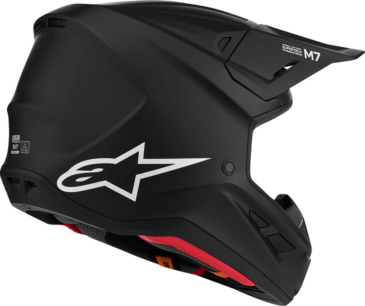 ALPINESTARS SM7 Helmet - Solid - Matte Black - 2XL 8301426-110-2X