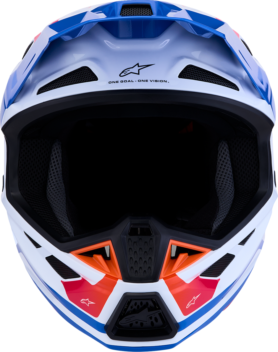ALPINESTARS SM7 Helmet - Core - White/Blue/Orange/Pink - 2XL 8301826-2088-2X