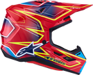 ALPINESTARS SM7 Helmet - Cast - Red/Yellow Fluo/Blue - 2XL 8302626-3226-2X