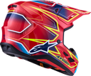 ALPINESTARS SM7 Helmet - Cast - Red/Yellow Fluo/Blue - 2XL 8302626-3226-2X